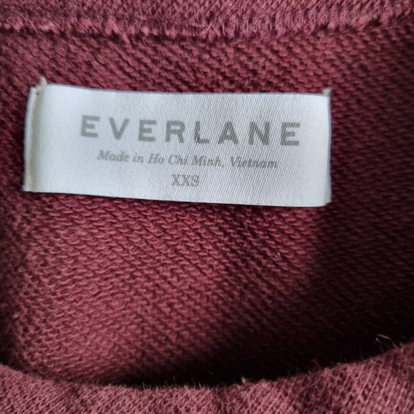 Everlane The 100% Human Typography Crewneck Sweatshirt Size XXS - Picture 5 of 6